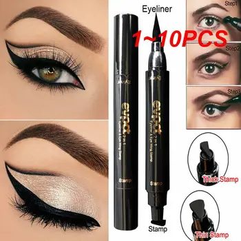 1~10PCS In1 Liquid Eyeliner Eye Wing Starry Liquid Eyeliner Pencil Longlast Triangle Seal Eye Liner Greitas