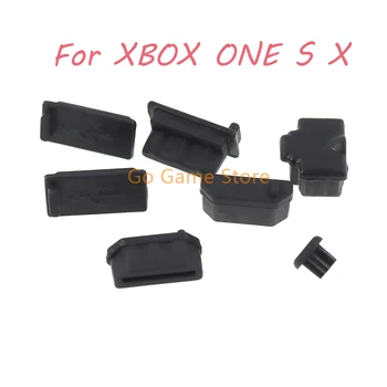 50setai XBOXONE plona žaidimų konsolė silikono dulkėms atsparių paketų rinkiniai Nuo dulkių apsauginis dangtelio dėklas lizdo kamštis, skirtas Xbox One S X