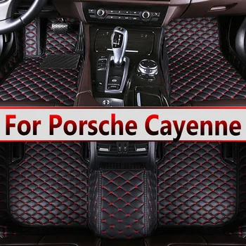 Automobiliniai grindų kilimėliai Porsche for Cayenne 2018 2019 20 2021 2022 Custom auto foot Pads automobilių kilimų dangčio interjero aksesuarai