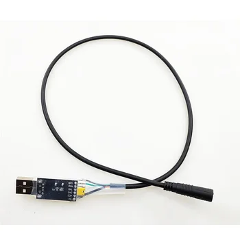 Bafang USB užprogramuotas kabelis Vidutinės pavaros variklio priedai 8fun BBS01 BBS02 BBSHD elektrinio dviračio variklio programavimo laidinė linija