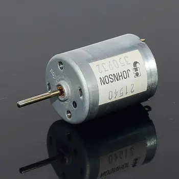 JOHNSON RF-370CA-12560 DC12V ~ 24V 7250RPM Mini 24mm elektrinio variklio ilgo veleno žaislas