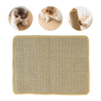 laipiojimo medžio kraiko kilimėlis natūralaus sizalio baldų apsauga katės draskyklės kilimėlis nagams galąsti kačių įbrėžimo lenta