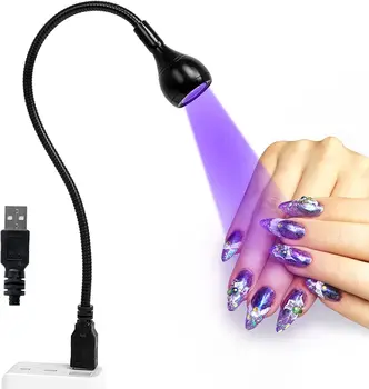 Mini UV LED nagų lempa, nagų lako kietinimo lempa Mini UV nagų lempa, UV nagų lako džiovintuvas Nagų dailės įrankiai
