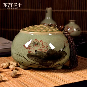 Naujo kinų stiliaus svetainė Curio lentynų dekoravimas Namų vyno spintelė Zen dekoravimas Keramika Kūrybinė praktinė dovana
