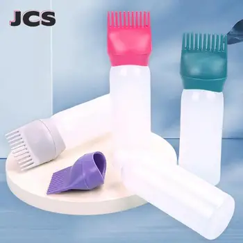 Plaukų dažų aplikatoriaus buteliuko dažymo šampūnas buteliukas aliejaus šukos plaukų dažų aplikatorius šepetėlių buteliukai Plaukų dažymo stiliaus įrankis
