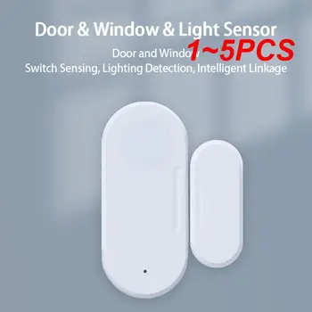 1 ~ 5PCS šviesos jutiklis Belaidis nuotolinio valdymo pultas Tuya Smart Real Time Smart Link Namų įrenginiai veikia su šliuzo jungikliu