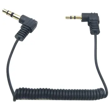 1Pack Mini ritė nuo 3,5 mm iki 2,5 mm garso kabelis, 90 laipsnių 1/8