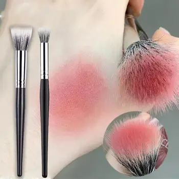 1Vnt Big Kamped Top Loose Powder Makeup Brush Basis Up Cheek Blusher Cosmetic Brush Contour Beauty Make Face S9Z8