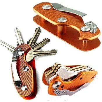 1vnt EDC Gear Raktų pakabuko įtaisų laikiklis Aplankas Clamp Pocket Multi tool Small Tools Collection