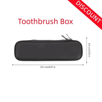 1vnt Juoda kelioninių dantų šepetėlių laikymo dėžutė Plastikinis daugkartinio naudojimo dantų šepetėlių konteineris Praktiška dantų šepetėlio dėžutė