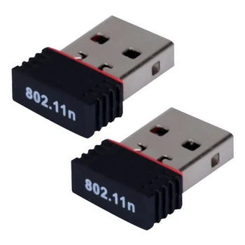 2X Naujas Realtek USB Wireless 802.11B/G/N Lan Card Wifi tinklo adapteris RTL8188