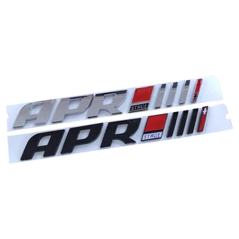 3d ABS logotipas APR emblemos raidės Automobilio bagažinės ženklelis Lipdukas Audi A5 S4 B8 A3 A7 R8 Golf GTI MK4 6 7 MK6 APR lipdukų priedai