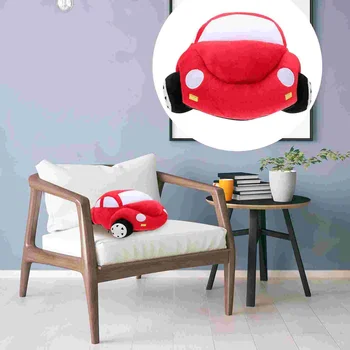 40cm Animacinis filmas Pliušinis automobilinis žaislinis automobilio formos kimšta pagalvė vaikams Mažyliai