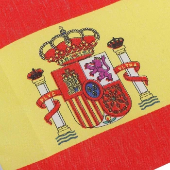5Pcs Ispanijos rankų mojavimo vėliavos Ispanija Crest Banners sporto atidarymas lauke