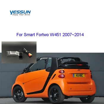 Automobilio atbuline eiga Smart Fortwo W451 2007 ~ 2014 CCD naktinio vaizdo atsarginės kameros / valstybinio numerio kameros ir fotoaparato korpuso rinkiniai