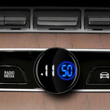 automobilyje montuojamas jutiklinis ekranas elektroninis laikrodis Mini šviečiantis automobilio laikrodis Naujas LED jutiklinis valdymas Prietaisų skydo laikrodis transporto priemonėms Salonas
