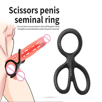 Daugkartinio naudojimo varpos gaidžio žiedas vyrams atidėti ejakuliaciją Erekcija Sekso parduotuvė Žaislai suaugusiems Gėjų sekso žaislas Penisring vyras Dick Enlarger