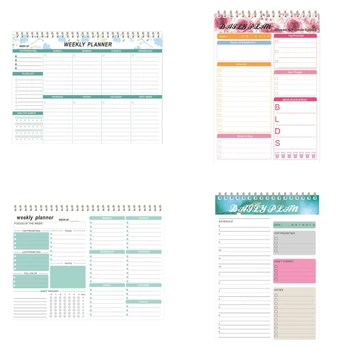 Desk Planner to Do List Weekly Notepad Spirals Planner Weekly Planner Notepad Dropship