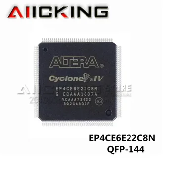 EP4CE6E22C8N EP4CE6E22I7N (1-10 dalių) QFP-144 lauko programuojamų vartų masyvas (FPGA) IC lustas , originalus sandėlyje