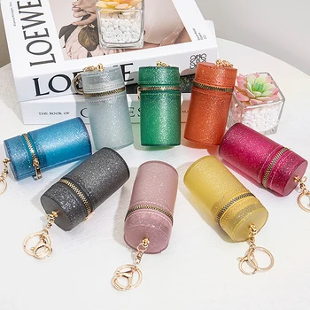 Fashion Creative Lipstick Bag Keychain Portable Storage Bag Exquisite Couple High Beauty Accessories Gift