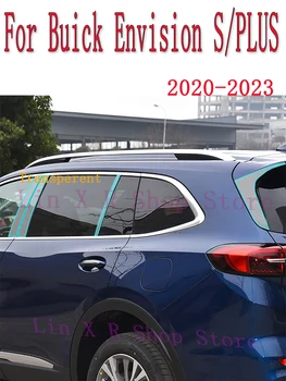 For Buick Envision S/PLUS 2020-2023 B/C-Pillars Automobilio išorė Stulpas Apsauga nuo įbrėžimų TPU plėvelė apsaugo apsauginę plėvelę