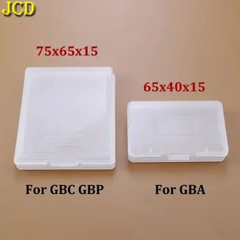 For GameBoy Color Advance Transparent Plastic Game Protection Anti Dust Cover Storage Box Kasetės kortelės dėklas, skirtas GBC GBA GBP
