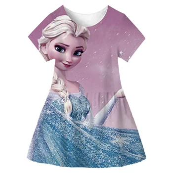 Frozen 2 Anna And Elsa Dress Party Cosplay Disney serialas Princesės suknelės Helovino vakaro karnavalas Vaidmenų žaidimas vientisais sijonais
