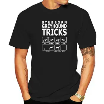 Funny Užsispyręs kurtas Šunų triukai Marškinėliai Grafiniai Medvilniniai gatvės drabužiai Trumpomis rankovėmis O-Neck Harajuku Hip Hop marškinėliai Vyriški drabužiai