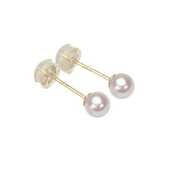 Gėlavandenis perlas 18K Auksas Klasikinis gėlavandenių perlų auskarai Vintažiniai auskarai HBB12