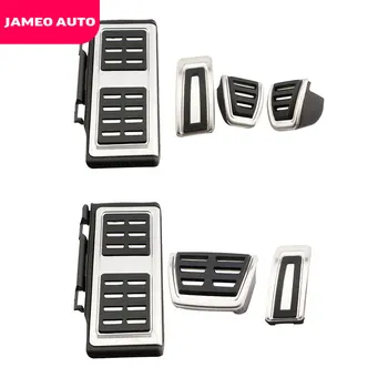 Jameo Auto AT MT Auto pedalai Audi S1 S 1 2014 - 2022 LHD priedai Automobilio degalų stabdžių pedalo atrama Koja Pedalo apsaugos dangtelis