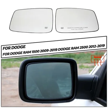 Kairysis dešiniojo sparno veidrodinis stiklas šildomas vairuotojo keleivio pusė Dodge Ram 1500 2500 2010-2019 priedai