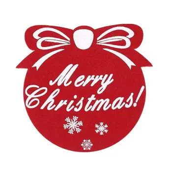 Kalėdų dekoravimo padėkliukai Kalėdų padėkliukų rinkinys Šventinė snaigė Spausdinti Karščiui atsparus neslystantis dizainas šventiniam dekorui