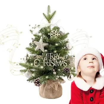Kalėdų eglutės besisukanti muzikos dėžutė LED lemputė Šviečianti eglutė Žaislai Kūrybinė dovana vaikams Berniukai Ir Mergaitės