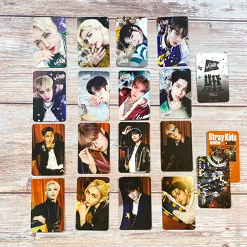Kpop Stray Kids THE VICTORY Cirko fotokortelės Bang Chan Felix Hyunjin Dvipusės LOMO kortelės Atvirukai gerbėjų kolekcijai