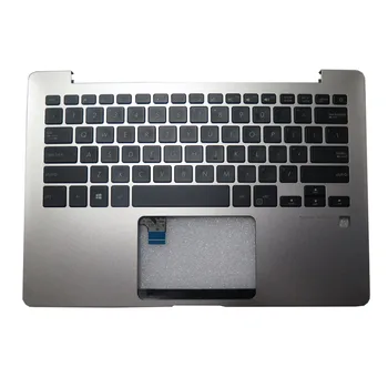 Laptop PalmRest&keyboard For ASUS 90NB0GZ5-R31US0 Golden Top Case Black JAV JAV klaviatūra QWERTY su foniniu apšvietimu