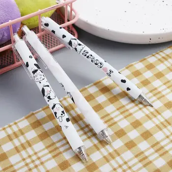Mokyklinės kanceliarinės prekės 0.5mm Man patinka pieno rašymo rašiklis Pasirašymo rašiklis Spauda Gelinis rašiklis Spaudžiami rašikliai Geliniai rašikliai