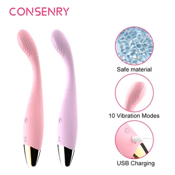 Naujas galingas moteriškas pirštas G vibratorius Klitorio stimuliacija orgazmas Spenelių makšties masažas Tinka 18 metų erotiniai žaislai
