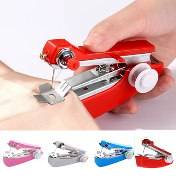Nešiojama rankinė siuvimo mašina maža rankinė daugiafunkcė buitinė paprasta rankdarbių rankinio pjovimo mašina Drabužių taisymas