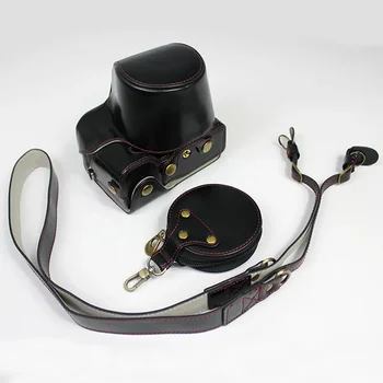 nešiojamas PU odinis dėklas Fotoaparato krepšys, skirtas SONY A7C Alpha 7C ILCE-7C apsauginio dangtelio apvalkalas su apatiniu akumuliatoriaus atidarymu