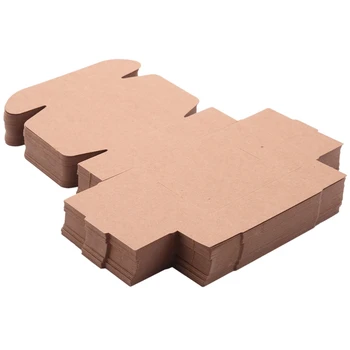 Popierinė rankų darbo muilo dėžutė Rudo popieriaus saldainiai/aksesuarai Dėžutė Kraftpopierius 