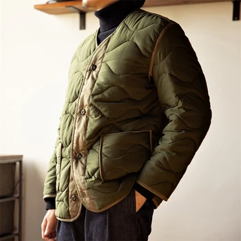 Red Tornado M-65 Liner Jacket Winter Men's Quilted Coat Army Green