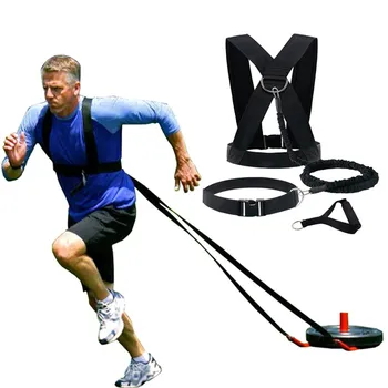 Resistance Band Bungee Fitness Speed Trainer for Agility Running Training Sprint Workout Latex Gym Rope Fitness