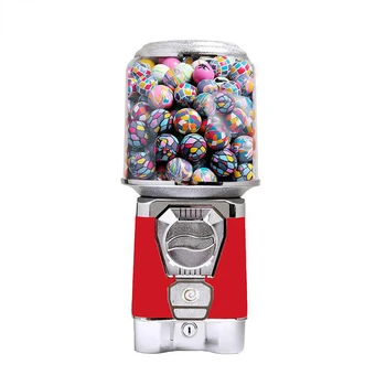 Saldainių pardavėjas Dovanų mašina Elastinė rutulinė mašina Veiklos loterijos mašina Žaislų mašina Gaukite 100 kamuoliukų nemokamai 20 monetų