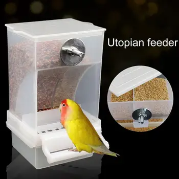 Savalaikis papildymas Paukščių tiektuvas Patogus erdvus automatinis paukščių tiektuvas mažiems paukščiams Nėra netvarkos nuo purslų Lengva naudoti