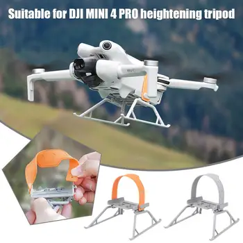 skirta DJI Mini 4 Pro važiuoklės trikojam sulankstomam stovui Kojų priedai 30mm drono plastikinis laikiklis Heighten Portable Inc B0K5