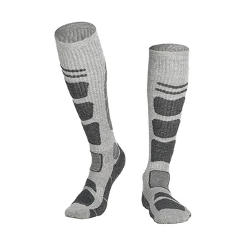 Snieglenčių kojinės Kelio aukštos šiluminės kojinės, kvėpuojančios greitai džiūstančios nenusidėvėjusios neslystančios
