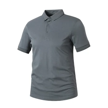 Summer Mens Polo Shirts Solid Golf Shirts for Men Dress Shirt Vyriški drabužiai 50% Medvilniniai Hip Hop Tops Trišakiai Male Plus Size 4XL 5XL