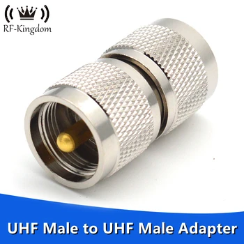UHF vyriškas kištukas iš UHF į PL259 į PL-259 RF bendraašis adapteris UHF-JJ aukšto dažnio koaksinė jungtis
