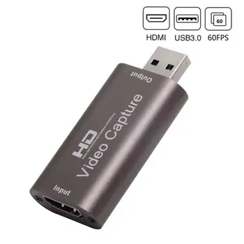 vaizdo pagriebtuvas Vaizdo įrašymas Su HDMI suderinamas su USB Capture Card HDMI į USB 3.0 vaizdo įrašymo plokštė HDMI vaizdo įrašymo plokštė