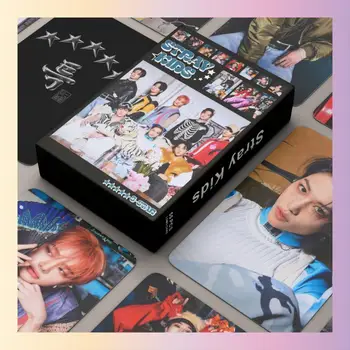 XIURAN 55Pcs/Box Stray Kids 5-STAR Mini albumo fotokortelė KPOP Lomo kortelė (READY STOCK)